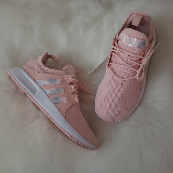 adidas xplorer pink & metallic shoes